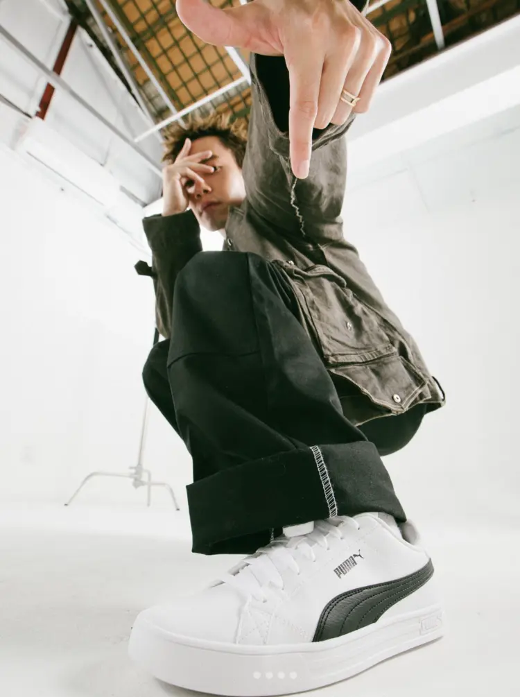 PUMA BASICS Smash Vulcanised V3 สีดำ ความเรียบง่ายที่ใส่แล้วดูดีทุกลุค