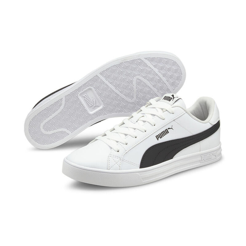 Product image PUMA BASICS - รองเท้ากีฬาข้อต่ำ Smash Vulcanised V3 สีดำ - 38075202 2