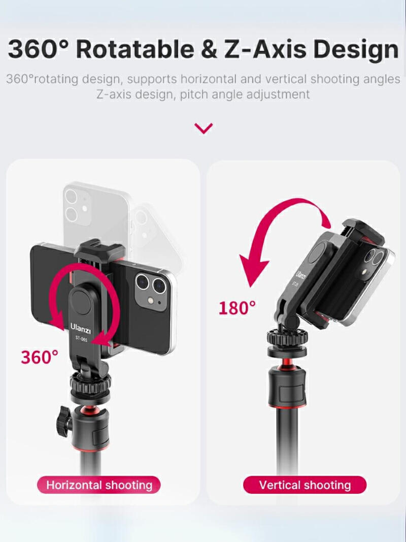 Product image Ulanzi ST06S Multi-Function Smartphone Holder หัวจับมือถือ ต่อขาตั้ง มี Cold Shoe ต่อไฟเซลฟี่ ไลฟ์สด 3