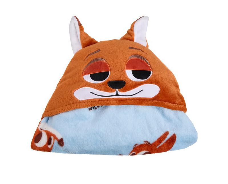 Product image Mini mono ผ้าห่มมีฮู้ด ลาย Zootopia ขนาด 150x100 ซม. ดีไซน์สุดน่ารัก ผลิตจากผ้านุ่มพิเศษ ให้ความอบอุ่นและสวมใส่สบาย 2